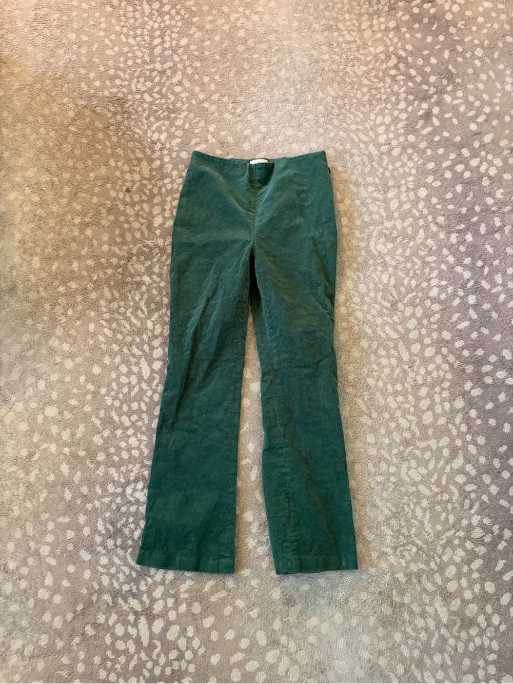Tuckernuck Forest Green Corduroy Flare Pants